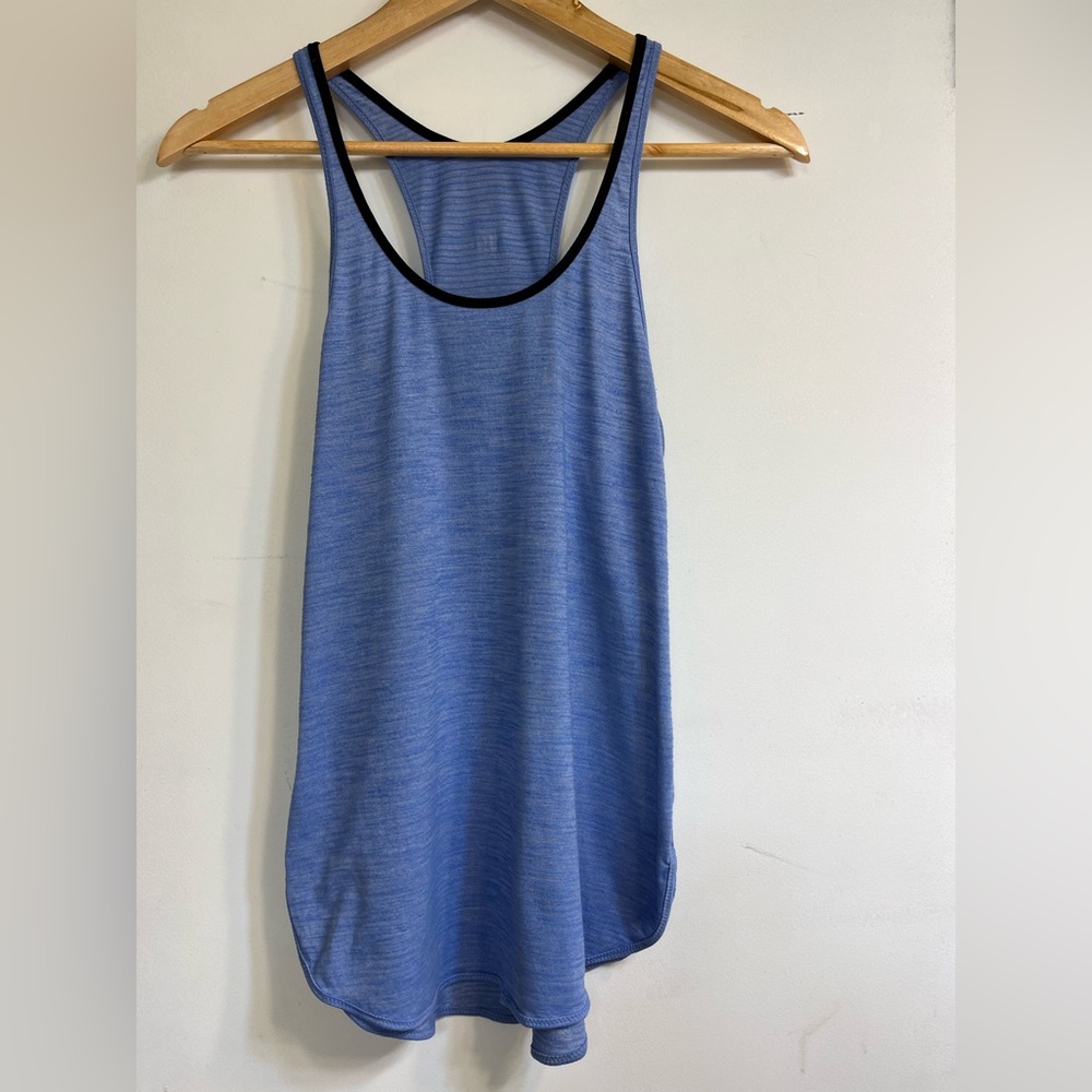 Lululemon Tank Top, scoop neck, Color: Blue Size: Medium